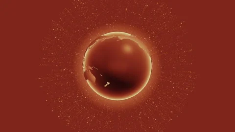 World warming changing climate on the planet 库存影片 238679236