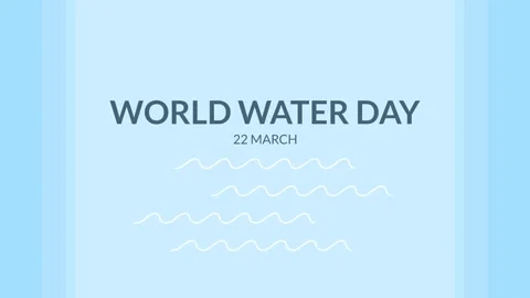 World Water Day Vídeo Stock 335639000