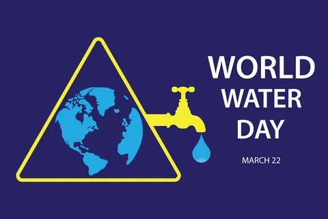 World Water Day Stock Illustration