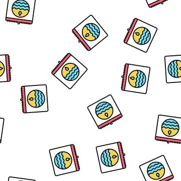 World water day vector seamless pattern Stock Illustration