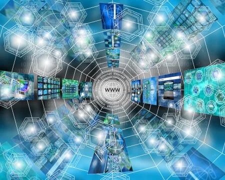 World web 스톡 일러스트