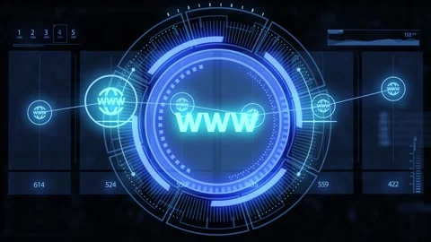 World wide web concept globe icon set. Planet web symbol set. Planet icon w.. Stock Footage 309361583
