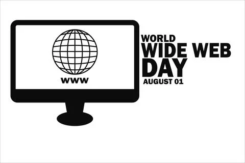 World Wide Web Day Vector illustration Stock-Illustration