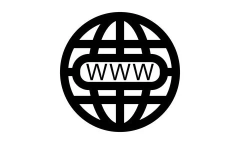 World Wide Web Globe Icon Vector Illustration Design Illustrazione stock