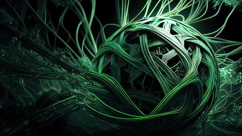 World wide web with green tints. High quality Stock Illustration