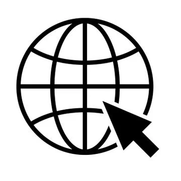 World wide web icon Stock Illustration