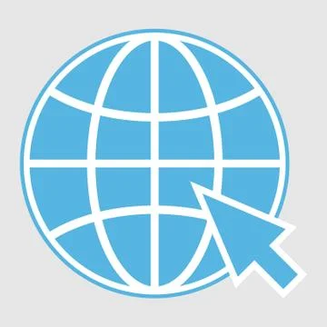 World wide web icon Stock Illustration