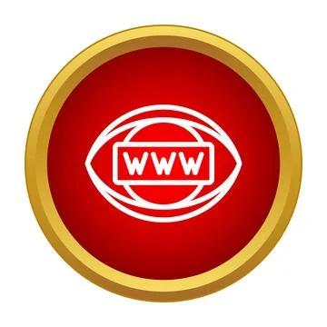 World wide web icon representing internet browsing 스톡 일러스트