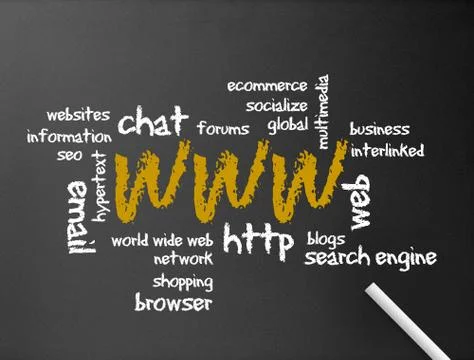 World Wide Web Stock Illustration