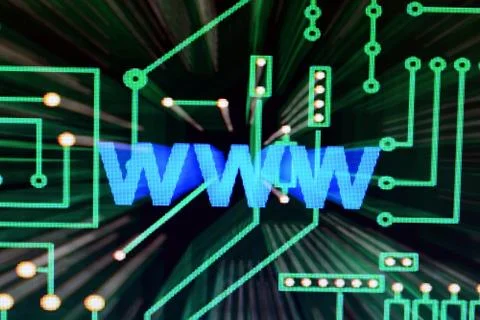 World wide web Stock-Illustration