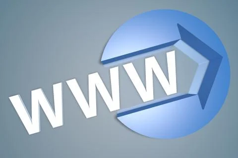 World Wide Web Stock Illustration