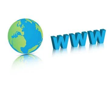 World Wide Web Stock Illustration