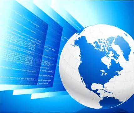 World wide web Internet background Stock Illustration