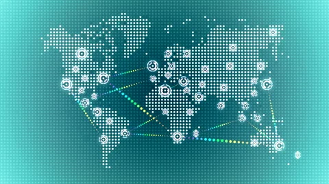 World wide web network 36 Stock Footage 55282919