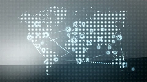 World wide web network 7 Video stock 55282271