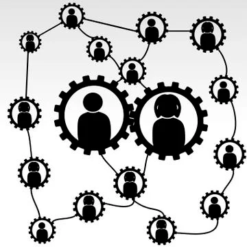 World Wide Web network connection Stock Illustration