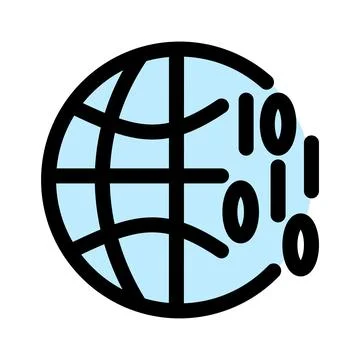 World wide web symbol - artificial intelligence icon イラスト素材