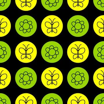 World Wildlife Day seamless pattern Stock Illustration