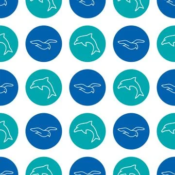 World Wildlife Day seamless pattern Stock Illustration