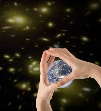 The world in your hands Foto stock