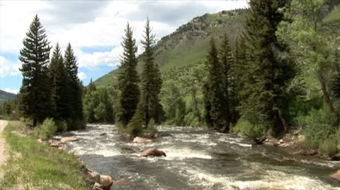 WorldClips-Arkansas River Stock Footage