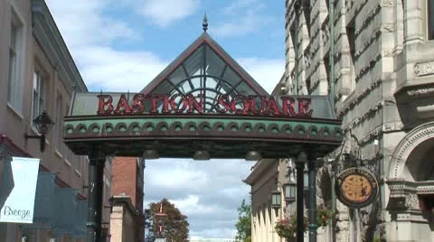 WorldClips-Bastion Square-tilts Stock Footage 8948652