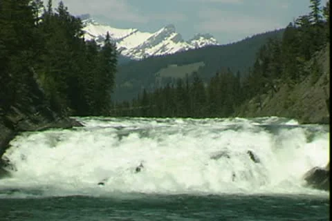 WorldClips-Bow Falls Stock-Footage 8947176