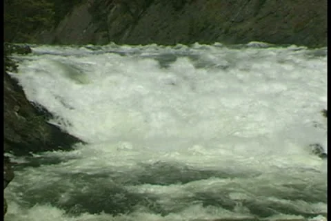 WorldClips-Bow White Water-ws Video stock 8947201