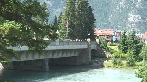 WorldClips-Bridge to Banff Stock Footage 8919072