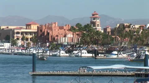 WorldClips-Cabo Marina-ws Video stock 8920040