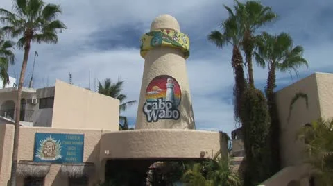 WorldClips-Cabo Wabo-ws-tilts Stock Footage 8920128
