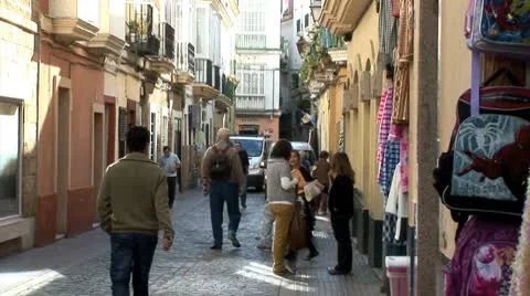 WorldClips-Cadiz Back Passage Stores Видео 8920460