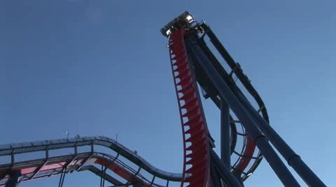 WorldClips-Coaster Drop Stock Footage 8929099
