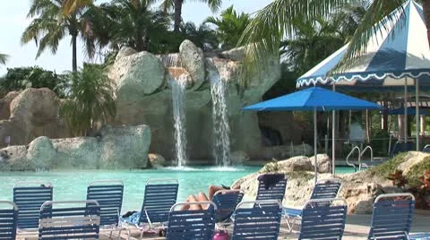 WorldClips-Doral Pool Stock Footage 8928143