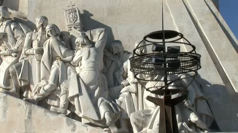 WorldClips-Explorers Monument-cu-pan-tilt Video stock 8925865