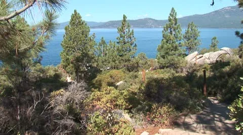 WorldClips-Hikers on Path Stock Footage 8924469