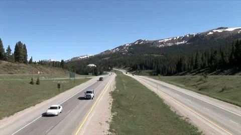 WorldClips-I-70 Through Rockies-xws Stock Footage 8922980
