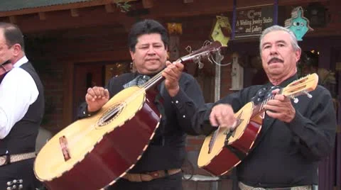 WorldClips-Mariachi Guitars Stock Footage 8917249