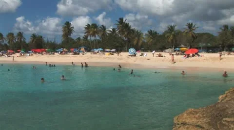 WorldClips-Mullet Bay Beach Video stock 8922022