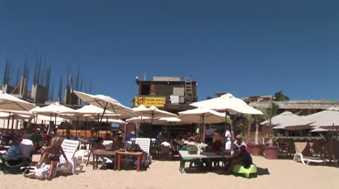 WorldClips-The Sand Bar-zoom Video stock 8920399