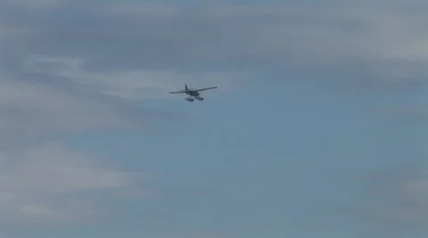 WorldClips-Shuttle Plane Circles Stock Footage 8949296