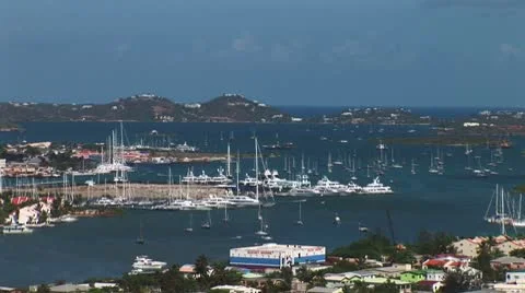 WorldClips-SXM Lagoon-xws-zoom Stock Footage