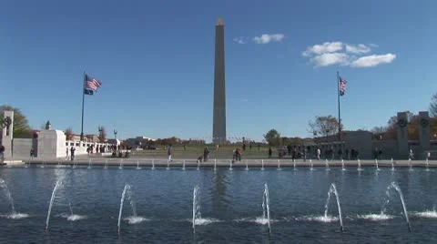 WorldClips-Washington Monument-xws Vídeo Stock 8923904