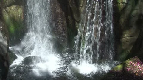 WorldClips-Waterfalls Splash Vídeos de archivo 8946305