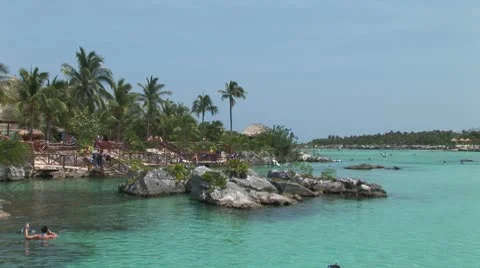 WorldClips-Xel-Ha Shore-xws Stock-Footage 8921853