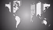 Worldmap Detailed Animation 11 Stock Footage