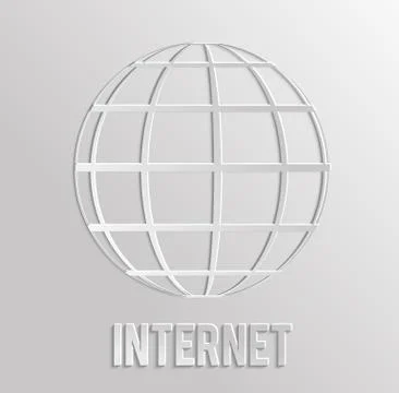 Worldnet the internet Illustration