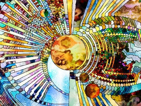 The Worlds Above Ilustración de archivo