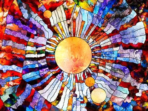The Worlds Above Ilustración de archivo