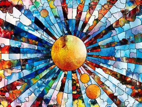 The Worlds Above 库存插图